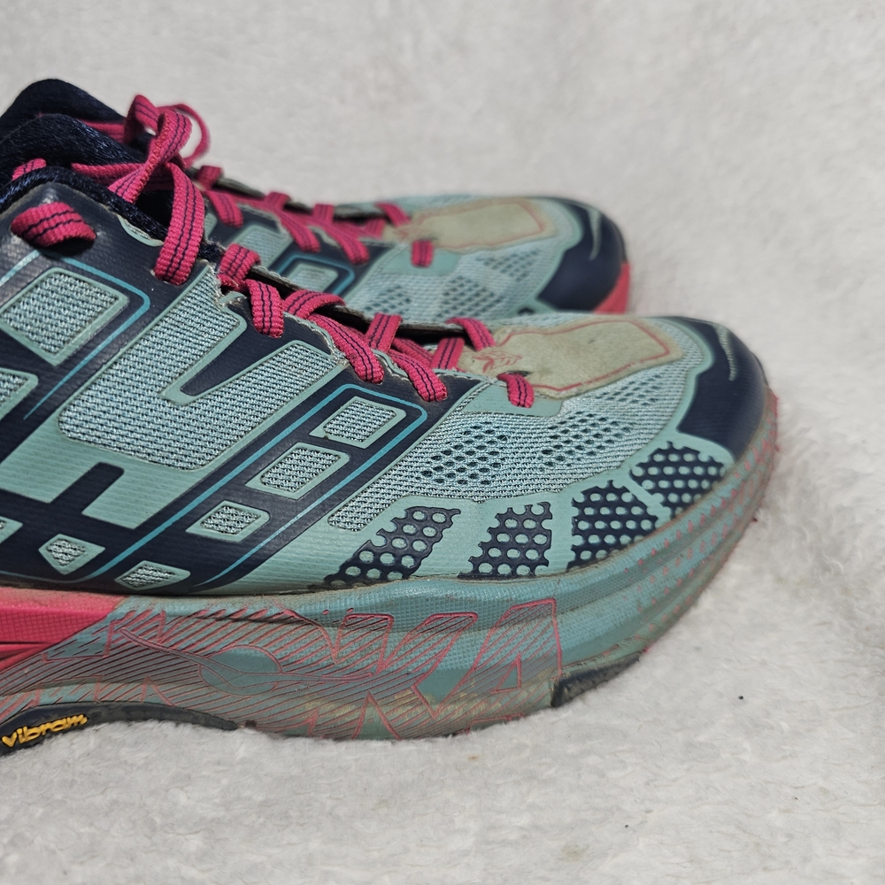 Hoka One One Speedgoat 2 Trail Running Shoes Sneakers Blue - Women’s Size 8.5 - Picture 7 of 14
